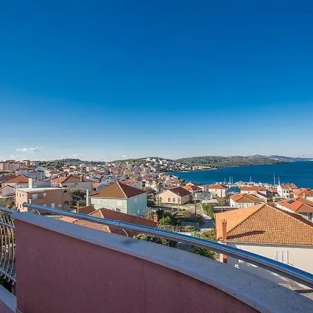 In Okrug Gornji With Sea View, Balcony, Air Conditioning, Wifi 5048-5 Apartment *